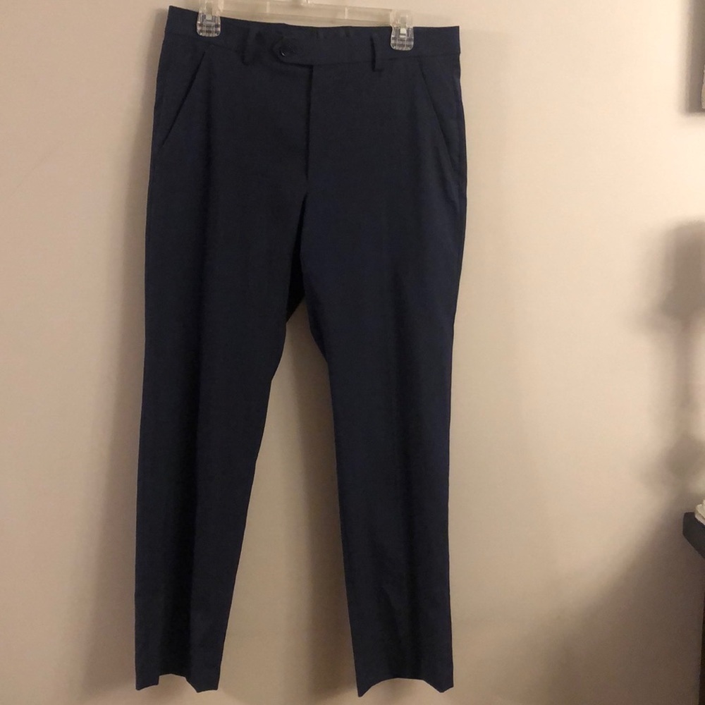 Alfani slim fit navy suit pants